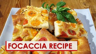 Focaccia Recipe [upl. by Caravette898]