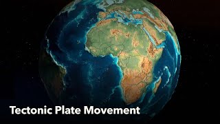 Animated Maps Tectonic Plate Movement [upl. by Anairdna839]