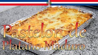 Pastelon de Platano Maduro  Cocinando con Yolanda [upl. by Ierdna862]