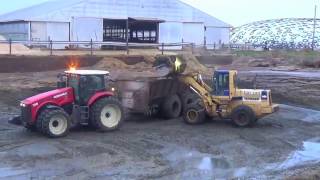 Hauling Cow Manure in Northern Indiana [upl. by Thane]