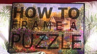 How To Frame A Puzzle [upl. by Hauck]