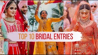 Top 10 Bridal Entry Ideas  Bridal Dance amp Solo [upl. by Blayze]