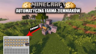 Minecraft Automatyczna Farma Ziemniaków Poradnik Do Redstone [upl. by Nonnaihr]