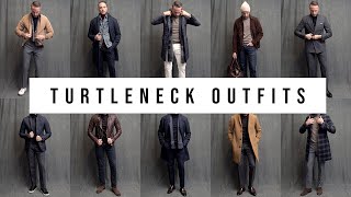 10 Different Turtleneck Outfits  Ways To Wear A Turtleneck [upl. by Nnaerb854]