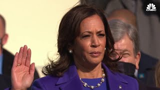 Kamala Harris takes oath as vice president of the United States [upl. by Shari]