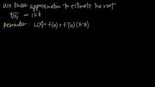 ESTIMATE THE ROOT with linear approximation KristaKingMath [upl. by Eisyak]