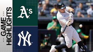 Athletics vs Yankees Game Highlights 51023  MLB Highlights [upl. by Bushore]