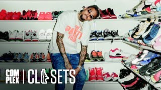 Chris Brown Shows Off The Most Insane Sneaker Collection Weve Ever Seen On Complex Closets [upl. by Sivatnod314]