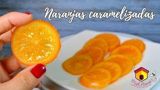 Naranjas confitadas FACILES caramelizada y escarchada [upl. by Nine366]