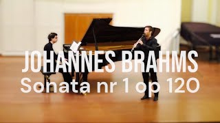 BRAHMS Clarinet Sonata no 1 in F minor Op 120  Pablo Barragán amp Federico Bosco [upl. by Warms317]