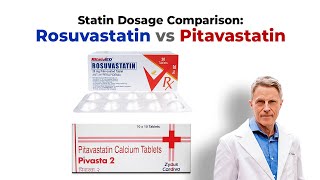 Statin Dosage Comparison Rosuvastatin vs Pitavastatin [upl. by Fiel]