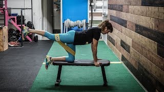 The best 21 glute exercises using only resistance bands [upl. by Nomis817]