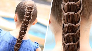 How to Create a Knotted Ponytail  Cute Hairstyles [upl. by Yelkcub201]