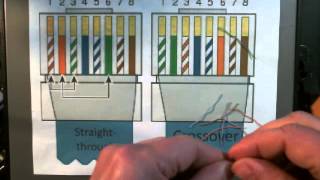 How to Make an Ethernet CAT5 RJ45 Crossover Cable [upl. by Vernice]