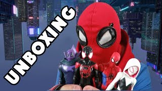 ABRIENDO JUGUETES DEL SPIDERVERSE  NAVY [upl. by Htomit]