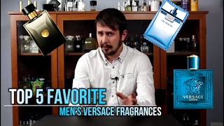 Top 5 Best Mens Versace Fragrances [upl. by Wildon]