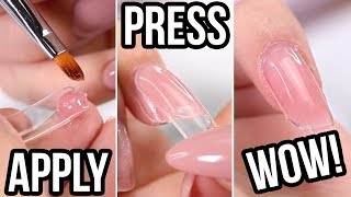 Easy PolyGel Nails Using Dual Forms [upl. by Welcy]