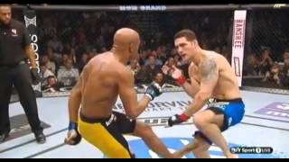 Anderson Silva vs Chris Weidman 2 Broken Leg [upl. by Adnirual]