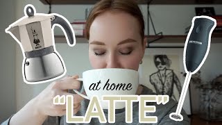 HOW TO MAKE A quotLATTEquot AT HOME moka pot  frother [upl. by Tempest274]