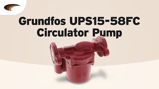 Grundfos UPS1558FC Circulator Pump [upl. by Ajnotal]