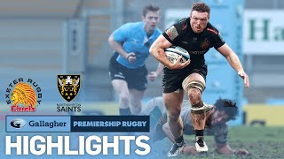 Exeter v Northampton  HIGHLIGHTS  Late Controversy at Sandy Park  Gallagher Premiership 202021 [upl. by Allemrac]