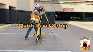 Surveying How to Setup a Builders Level [upl. by Lattimer]