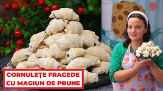 CORNULETE FRAGEDE CU MAGIUN DE PRUNE  SZILVAIZ  Anyta Cooking [upl. by Intirb]