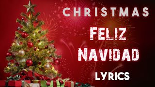 Feliz Navidad with lyrics  Christmas carols  Christmas song [upl. by Fonz736]