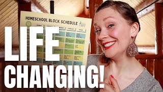 LIFECHANGING Homeschool Routine  Time Blocking Schedule For Homeschool [upl. by Okkin]