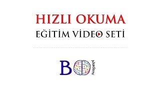 HIZLI OKUMA Eğitim Seti hızlıokuma hizliokuma boakademi [upl. by Quillon]