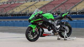 2021 Kawasaki Ninja ZX10R Review  MC Commute [upl. by Ecirad534]