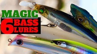 6 Must Have Bass lures for Sea Fishing [upl. by Redmer434]