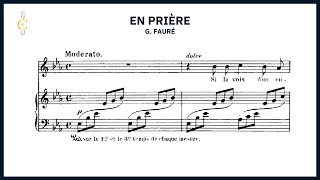 En prière  G Fauré [upl. by Elok]