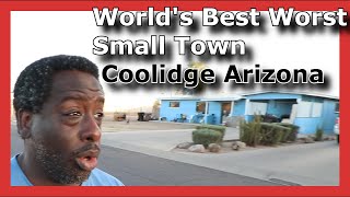 Small Town Coolidge Arizona Walking City Tour [upl. by Ahseiuqal]