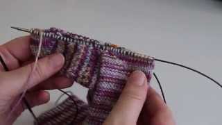 How To work a gusset heel [upl. by Meehahs40]