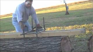 Homemade Chainsaw Lumber Mill [upl. by Beau71]