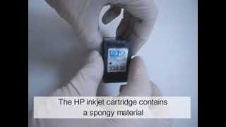 HP Black Inkjet Cartridges Refill Instructions [upl. by Suhpoelc]