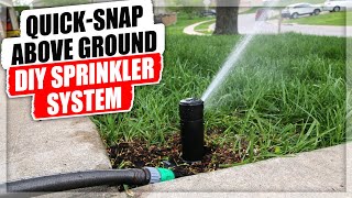 QUICKSNAP Above Ground DIY Sprinkler System [upl. by Danais]