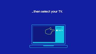 Samsung Smart TV How to mirror your computer [upl. by Brandt306]