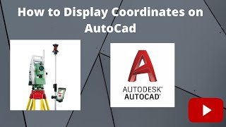 How to Display Coordinates on AutoCad [upl. by Killoran]