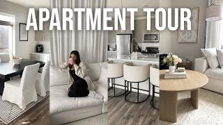 LUXURY APARTMENT TOUR 2023  modern neutral aesthetic apartment design [upl. by Arat]