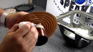 How to repair a Kicker L7 subwooofer  Recoil Recone [upl. by Hasile587]