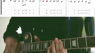 Basket Case Guitar Solo Green Daytabs [upl. by Dibb621]