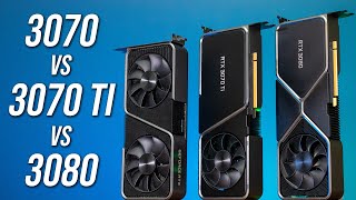 RTX 3070 vs 3070 Ti vs 3080  17 Game Comparison [upl. by Erdnaxela]