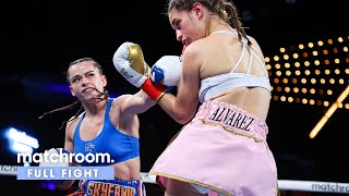 FULL FIGHT Skye Nicolson vs Tania Alvarez SerranoCruz Undercard [upl. by Ellinger]