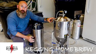 How I Keg My Home Brew Beer After Fermentation [upl. by Frager]