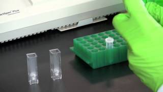 DNA Quantitation Using a Spectrophotometer [upl. by Odnamra]