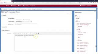 Creating Moodle Formula Questions with dropdown options [upl. by Bayless134]