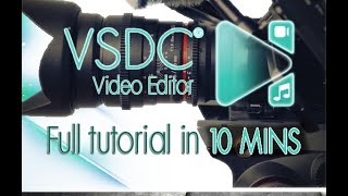 VSDC Video Editor  Tutorial for Beginners in 10 MINUTES [upl. by Pratt]