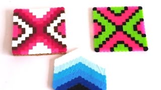 DIY Perler Bead Coaster [upl. by Altheta575]